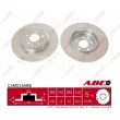 Jeu de 2 disques de frein arrière ABE C4M014ABE - Visuel 1