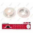 Jeu de 2 disques de frein arrière ABE C4M025ABE - Visuel 1