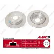 Jeu de 2 disques de frein arrière ABE C4M026ABE - Visuel 1