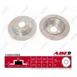 Jeu de 2 disques de frein arrière ABE C4M029ABE - Visuel 1
