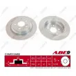 Jeu de 2 disques de frein arrière ABE C4M033ABE - Visuel 1