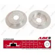 Jeu de 2 disques de frein arrière ABE C4P005ABE - Visuel 1