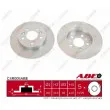 Jeu de 2 disques de frein arrière ABE C4R005ABE - Visuel 1
