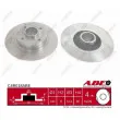 Jeu de 2 disques de frein arrière ABE C4R018ABE - Visuel 1