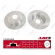 Jeu de 2 disques de frein arrière ABE C4V003ABE - Visuel 1