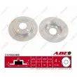 Jeu de 2 disques de frein arrière ABE C4V006ABE - Visuel 1