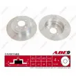 Jeu de 2 disques de frein arrière ABE C4V007ABE - Visuel 1