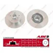 Jeu de 2 disques de frein arrière ABE C4W003ABE - Visuel 1