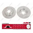 Jeu de 2 disques de frein arrière ABE C4W008ABE - Visuel 1