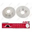 Jeu de 2 disques de frein arrière ABE C4W009ABE - Visuel 1