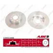 Jeu de 2 disques de frein arrière ABE C4W015ABE - Visuel 1