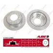 Jeu de 2 disques de frein arrière ABE C4X011ABE - Visuel 1