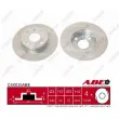 Jeu de 2 disques de frein arrière ABE C4X015ABE - Visuel 1