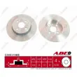 Jeu de 2 disques de frein arrière ABE C4X017ABE - Visuel 1