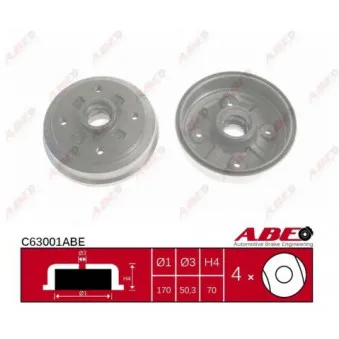 Tambour de frein ABE