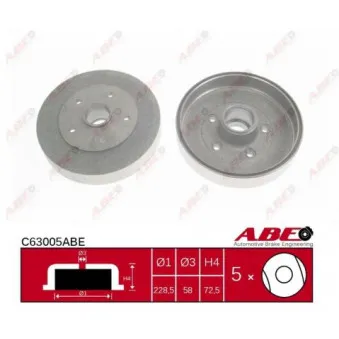 Tambour de frein ABE