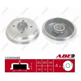 Tambour de frein ABE