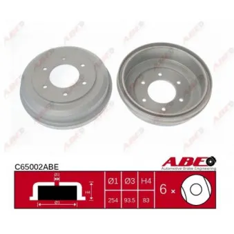Tambour de frein ABE