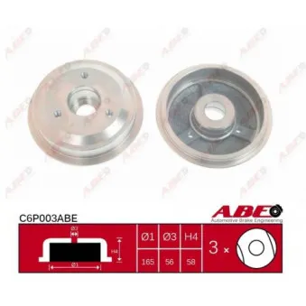 Tambour de frein ABE