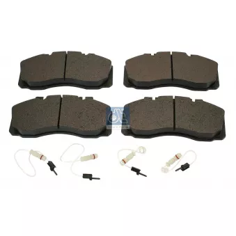 Jeu de 4 plaquettes de frein avant DT 4.90931
