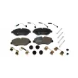Jeu de 4 plaquettes de frein avant DT 4.90938 - Visuel 2