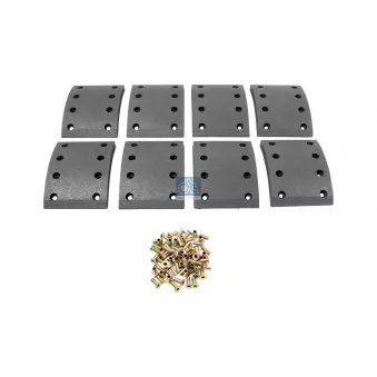Kit de garnitures de frein, frein à tambour DT 4.91545