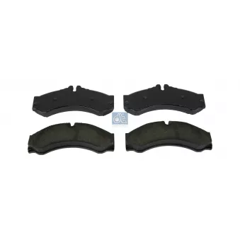 Jeu de 4 plaquettes de frein avant DT 4.91902
