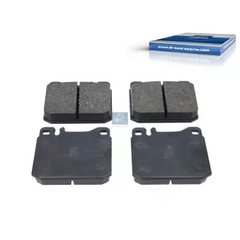 Jeu de 4 plaquettes de frein avant DT 4.92241