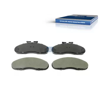 Jeu de 4 plaquettes de frein avant DT 6.95117