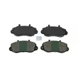 Jeu de 4 plaquettes de frein avant DT 6.95119 - Visuel 1