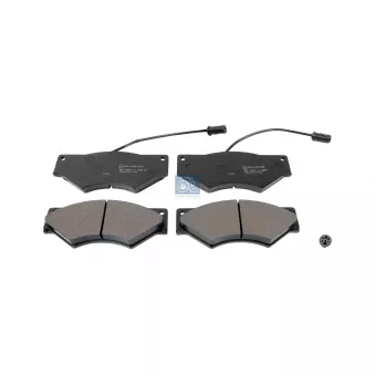 Jeu de 4 plaquettes de frein avant DT 7.92613