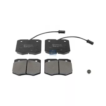 Jeu de 4 plaquettes de frein avant DT 7.92622