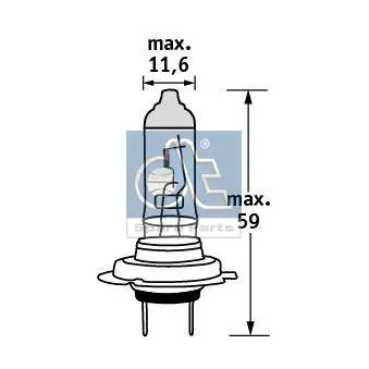 Ampoule, projecteur principal DT 9.78105