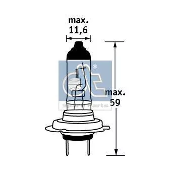 Ampoule, projecteur principal DT 9.78108