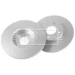 Jeu de 2 disques de frein avant BORG & BECK BBD4002 - Visuel 3