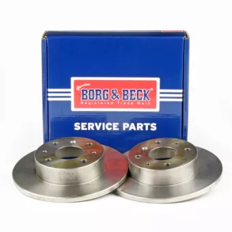 Jeu de 2 disques de frein avant BORG & BECK BBD4050