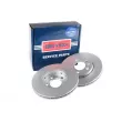 Jeu de 2 disques de frein avant BORG & BECK BBD4064 - Visuel 1