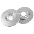 Jeu de 2 disques de frein avant BORG & BECK BBD4064 - Visuel 3