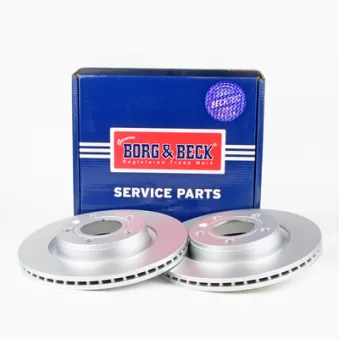 Jeu de 2 disques de frein avant BORG & BECK BBD4066