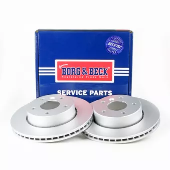 Jeu de 2 disques de frein avant BORG & BECK BBD4084