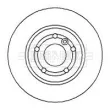 Jeu de 2 disques de frein avant BORG & BECK BBD4084 - Visuel 2