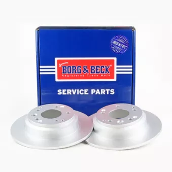 Jeu de 2 disques de frein arrière BORG & BECK BBD4091