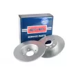 Jeu de 2 disques de frein arrière BORG & BECK BBD4114 - Visuel 1
