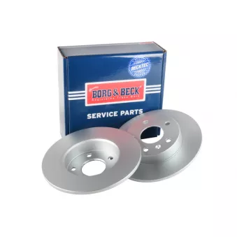 Jeu de 2 disques de frein arrière BORG & BECK BBD4114