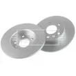 Jeu de 2 disques de frein arrière BORG & BECK BBD4114 - Visuel 3