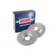 Jeu de 2 disques de frein avant BORG & BECK BBD4120 - Visuel 1