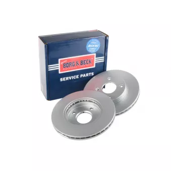 Jeu de 2 disques de frein avant BORG & BECK BBD4120