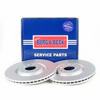 Jeu de 2 disques de frein avant BORG & BECK BBD4128