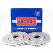 Jeu de 2 disques de frein avant BORG & BECK BBD4130 - Visuel 1