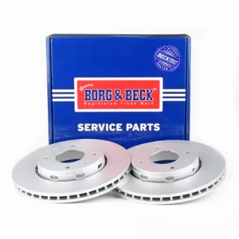 Jeu de 2 disques de frein avant BORG & BECK BBD4132